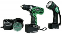 Hitachi DS14DVF3 14.4-volt Ni-Cad 3/8-inch Cordless Drill/Driver Kit Hitachi DS14DVF3 14.4-volt Ni-Cad 3/8-inch Cordless Drill/Driver Kit