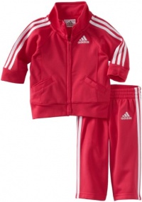 adidas Baby-Girls Infant Iconic Tricot Set, Dark Pink, 3 Months adidas Baby-Girls Infant Iconic Tricot Set, Dark Pink, 3 Months