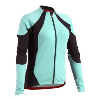 Descente Women's Signature Long Sleeve Jersey,Aqua,Large Descente Women's Signature Long Sleeve Jersey,Aqua,Large