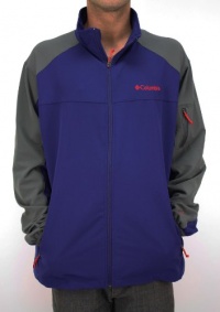 Columbia Men's Shadow Heights Shell Deep Purple Zip Jacket Omni-Shield Columbia Men's Shadow Heights Shell Deep Purple Zip Jacket Omni-Shield