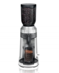Wake up the right way-freshly ground beans make the brightest cup of Joe. Masterfully preparing 2 to twelve cups of your favorite bean, this conical burr grinder, with 25 grind settings, produces a precise blend for the boldest brew. 2-year warranty. Model GX610050. Wake up the right way-freshly ground beans make the brightest cup of Joe. Masterfully preparing 2 to twelve cups of your favorite bean, this conical burr grinder, with 25 grind settings, produces a precise blend for the boldest brew. 2-year warranty. Model GX610050.