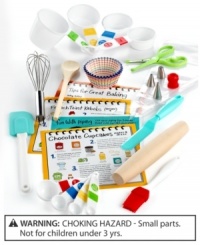 Stir the imagination of your little baker. Big creations are within reach with this fun and functional bake set, which includes everything your kid needs to make their favorite sweets. Coming in a cute gift box, this is the perfect present for the baker in training. Stir the imagination of your little baker. Big creations are within reach with this fun and functional bake set, which includes everything your kid needs to make their favorite sweets. Coming in a cute gift box, this is the perfect present for the baker in training.