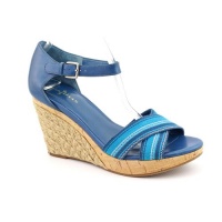 Cole Haan Air Tamsyn Open Toe Wedge Sandals Shoes Blue Womens Cole Haan Air Tamsyn Open Toe Wedge Sandals Shoes Blue Womens