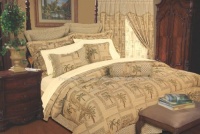 9PC TAPESTRY PALM TREE COMFORTER SET BED IN A BAG QUEEN 9PC TAPESTRY PALM TREE COMFORTER SET BED IN A BAG QUEEN