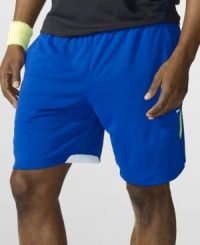 A classic basketball short is rendered in soft-to-the-touch microfiber with ventilating mesh insets for supreme comfort on and off the court. A classic basketball short is rendered in soft-to-the-touch microfiber with ventilating mesh insets for supreme comfort on and off the court.