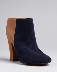 These Joie booties have double the personality in a single, stylish basic: contrast keeps the look intriguing. These Joie booties have double the personality in a single, stylish basic: contrast keeps the look intriguing.