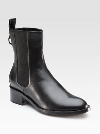 Textured leather defined by comfortable elastic side gores and an oversized back pull-tab. Stacked heel, 1½ (40mm) Leather upper Leather lining Rubber sole Padded insole ImportedThis style runs true to size. We recommend ordering your usual size for a standard fit. Textured leather defined by comfortable elastic side gores and an oversized back pull-tab. Stacked heel, 1½ (40mm) Leather upper Leather lining Rubber sole Padded insole ImportedThis style runs true to size. We recommend ordering your usual size for a standard fit.