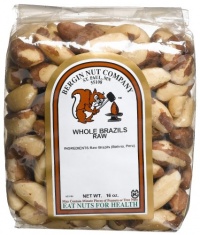 Bergin Nut Company Brazil Nuts Whole Raw, 16-Ounce Bags (Pack of 2) Bergin Nut Company Brazil Nuts Whole Raw, 16-Ounce Bags (Pack of 2)