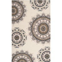 Surya FLO-9003 Flor Suzani Area Rug, 3-Feet 6-Inch by 5-Feet 6-Inch Surya FLO-9003 Flor Suzani Area Rug, 3-Feet 6-Inch by 5-Feet 6-Inch