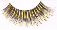 Zinkcolor Gold Foil False Eyelashes C907 Dance Halloween Costume Zinkcolor Gold Foil False Eyelashes C907 Dance Halloween Costume