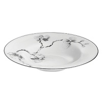 A captivating motif of lifelike orchids stands out in dramatic relief against a backdrop of vibrant white porcelain, giving this dinnerware from Michael Aram bold, artful presence. A captivating motif of lifelike orchids stands out in dramatic relief against a backdrop of vibrant white porcelain, giving this dinnerware from Michael Aram bold, artful presence.