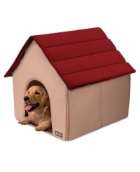 At home or on the go, the Animal Planet soft foam portable pet house provides a safe and cozy space that's all their own. The 3-piece folding shelter features built-in fasteners for quick assembly and folds flat for travel or storage. An additional padded base provides added comfort for small and medium-sized dogs. At home or on the go, the Animal Planet soft foam portable pet house provides a safe and cozy space that's all their own. The 3-piece folding shelter features built-in fasteners for quick assembly and folds flat for travel or storage. An additional padded base provides added comfort for small and medium-sized dogs.