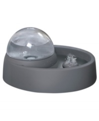 Perfect for the thirtsy dog or cat, the Animal Planet bubbling fountain from Sharper Image provides fresh clean water to your pet, encouraging them to drink more throughout the day for improved health. Perfect for the thirtsy dog or cat, the Animal Planet bubbling fountain from Sharper Image provides fresh clean water to your pet, encouraging them to drink more throughout the day for improved health.