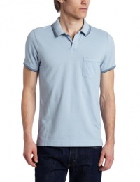 Calvin Klein Jeans Men's Cool Hand Pique Polo, Blue Fog, X-Large Calvin Klein Jeans Men's Cool Hand Pique Polo, Blue Fog, X-Large