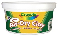 Crayola Air Dry Clay 2.5 Lb Bucket, White Crayola Air Dry Clay 2.5 Lb Bucket, White