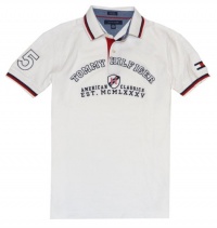 Tommy Hilfiger Men Custom Fit Graphic Logo Polo T-shirt Tommy Hilfiger Men Custom Fit Graphic Logo Polo T-shirt