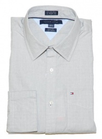 Tommy Hilfiger Men Custom Fit Long Sleeve Shirt Tommy Hilfiger Men Custom Fit Long Sleeve Shirt