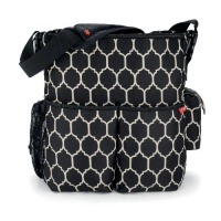 Skip Hop Duo Essential Diaper Bag, Onyx Tile Skip Hop Duo Essential Diaper Bag, Onyx Tile