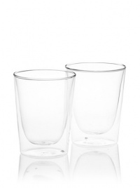 Luigi Bormioli Set of 2 Duos Double-Wall Old Fashioned Glasses, 10 oz. Luigi Bormioli Set of 2 Duos Double-Wall Old Fashioned Glasses, 10 oz.