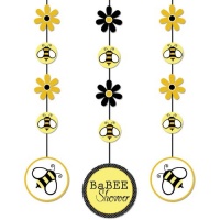Bee Baby Shower Party Hanging Cutout Decorations (1 ct) Bee Baby Shower Party Hanging Cutout Decorations (1 ct)