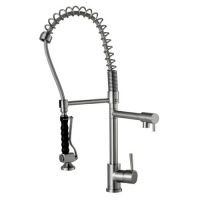 VIGO VG02007ST PullDown Spray Kitchen Faucet, Steel VIGO VG02007ST PullDown Spray Kitchen Faucet, Steel