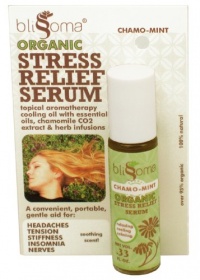 Blissoma Stress Relief Serum Roll on Aromatherapy Oil for Migraines, Tension, Pain, .33 Oz, 10 Ml Blissoma Stress Relief Serum Roll on Aromatherapy Oil for Migraines, Tension, Pain, .33 Oz, 10 Ml