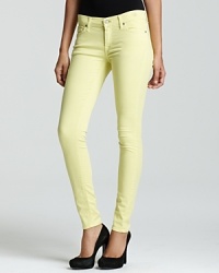 Super-supple, ultra-skinny and electrically hued, these 7 For All Mankind twill jeans master our favorite denim trends with panache. Super-supple, ultra-skinny and electrically hued, these 7 For All Mankind twill jeans master our favorite denim trends with panache.