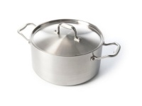 American Kitchen Tri-Ply Stainless-Steel 6-Quart Covered Dutch Oven American Kitchen Tri-Ply Stainless-Steel 6-Quart Covered Dutch Oven