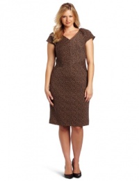 Calvin Klein Women's Cap Sleeve Seamed Dress Calvin Klein Women's Cap Sleeve Seamed Dress