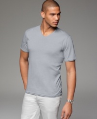 Stick your neck out. This V-neck T shirt from INC International Concepts gives you a little more room to move. Stick your neck out. This V-neck T shirt from INC International Concepts gives you a little more room to move.