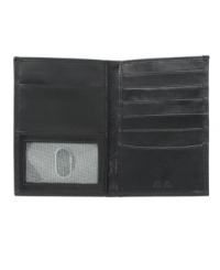 Supple lambskin on this passport case from Tasso Elba will have you looking the part of jet-setter. Supple lambskin on this passport case from Tasso Elba will have you looking the part of jet-setter.