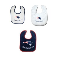 New England Patriots 3 Pack Snap Bib Set New England Patriots 3 Pack Snap Bib Set