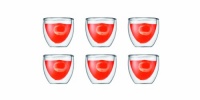 Bodum Pavina 2-1/2-Ounce Double Wall Espresso/Shot Glass, Set of 6 Bodum Pavina 2-1/2-Ounce Double Wall Espresso/Shot Glass, Set of 6