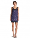 French Connection Women's Rainbow Sequins Dress, Blue, 2