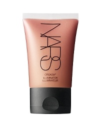 New! NARS Illuminators light the skin from within. A collection of light-reflecting liquids that glide on to refresh and enhance the complexion to create a shimmering incandescence. Go gorgeously nude with peachy pink Orgasm or up the ante with Super Orgasm's extra golden glow. Highlight with pearlescent Copacabana and bring out the bronze with sun-kissed Laguna. Wear them alone, pair them with makeup, or caress your décolleté. Deceptively sheer, decidedly luminous. Magically transform your skin from ordinary to extraordinary. New! NARS Illuminators light the skin from within. A collection of light-reflecting liquids that glide on to refresh and enhance the complexion to create a shimmering incandescence. Go gorgeously nude with peachy pink Orgasm or up the ante with Super Orgasm's extra golden glow. Highlight with pearlescent Copacabana and bring out the bronze with sun-kissed Laguna. Wear them alone, pair them with makeup, or caress your décolleté. Deceptively sheer, decidedly luminous. Magically transform your skin from ordinary to extraordinary.
