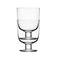Created by Matti Klenell for Iittala, these sparkling glasses each feature a thick, sturdy base, a softly curved silhouette and a convenient stackable design for the ultimate in versatility. Created by Matti Klenell for Iittala, these sparkling glasses each feature a thick, sturdy base, a softly curved silhouette and a convenient stackable design for the ultimate in versatility.