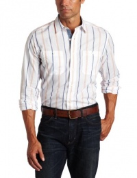 Nautica Men's Long Sleeve Wide Stripe Shirt Nautica Men's Long Sleeve Wide Stripe Shirt
