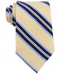 Strong stripes. This tie from Nautica will be an instant classic.