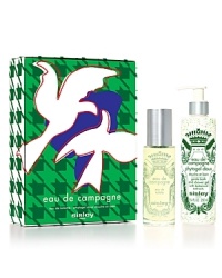 This year's Eau de Campagne fragrance set includes Eau de Campagne 100 mL and Eau de Campagne Bath & Shower Gel 250 mL, packaged together in a dove box. This year's Eau de Campagne fragrance set includes Eau de Campagne 100 mL and Eau de Campagne Bath & Shower Gel 250 mL, packaged together in a dove box.