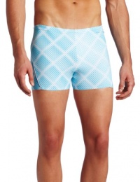 Speedo Men's Diamond Illusion Square Leg Brief Swimsuit Speedo Men's Diamond Illusion Square Leg Brief Swimsuit