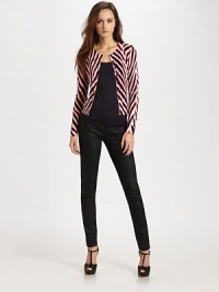 A vibrant print highlights this classic crewneck crafted from luxuriously soft cotton/silk blend.CrewneckLong sleevesButton frontAbout 20 from shoulder to hem80% cotton/20% silkDry cleanImportedModel shown is 5'10 (178cm) wearing US size Small. A vibrant print highlights this classic crewneck crafted from luxuriously soft cotton/silk blend.CrewneckLong sleevesButton frontAbout 20 from shoulder to hem80% cotton/20% silkDry cleanImportedModel shown is 5'10 (178cm) wearing US size Small.
