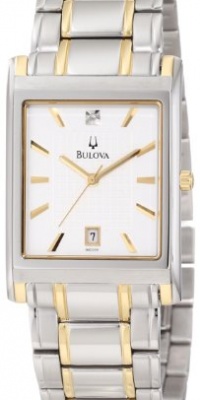 Bulova Men's 98D005 Diamond Dial Calendar Watch Bulova Men's 98D005 Diamond Dial Calendar Watch