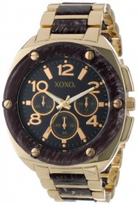 XOXO Women's XO5648 Grey and Gold Bracelet Analog Watch