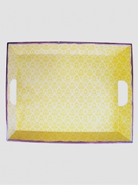 Reminiscent of French Provencal pottery, this durable melamine style is the perfect entertaining piece that will last for years to come.Melamine21 X 15.5 X 3Dishwasher safeDo not microwaveImported Reminiscent of French Provencal pottery, this durable melamine style is the perfect entertaining piece that will last for years to come.Melamine21 X 15.5 X 3Dishwasher safeDo not microwaveImported