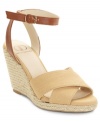 For those causal khaki days, Kelsi Dagger's Quinella platform wedge sandals are the perfect pick.