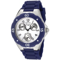 Invicta Women's 0703 Angel Collection Dark Blue Multi-Function Rubber Watch Invicta Women's 0703 Angel Collection Dark Blue Multi-Function Rubber Watch