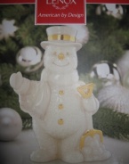 Enjoy the Season Snowman Figurine By Lenox