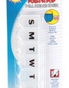 7 Day Pill Reminder - Size Small - Clear, Blue or Green (Colors may vary)