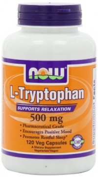 NOW Foods L-Tryptophan 500mg, 120 Vcaps
