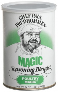 Chef Paul Poultry Magic Seasoning, 24-Ounce Canisters (Pack of 2) Chef Paul Poultry Magic Seasoning, 24-Ounce Canisters (Pack of 2)